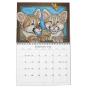 Animaux du sud-ouest Calendrier de la faune mignon (Feb 2026)