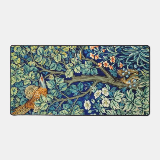 Animaux et fleurs, Forêt, William Morris (Recto)