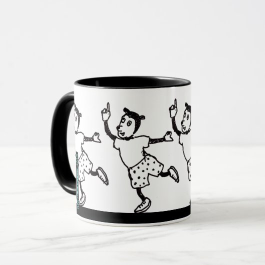 Animaux étranges dansant la tasse (Devant gauche)