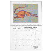 Animaux faisant du calendrier de yoga (Jan 2027)