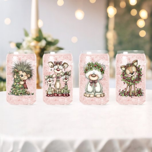 Animaux fantaisistes de la forêt de Noël (Insitu (Mariage))