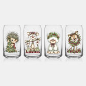 Animaux fantaisistes de la forêt de Noël (Recto)