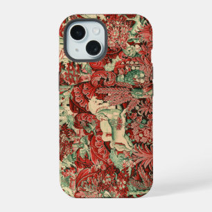 ANIMAUX FANTASTIQUES, CHEVAUX, FLORAL ROUGE VERT B