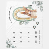 Animaux forestiers des bois | Bébé Couverture de j (Devant)