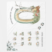 Animaux forestiers des bois | Bébé Couverture de j (Devant)