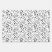 Animaux Hugs Love Wrapper Papier Set de 3 (Devant 2)