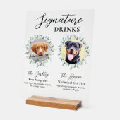 Animaux Mariages Chien Signature Boissons Personna (Angle)
