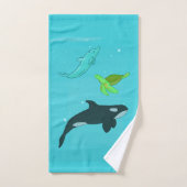 Animaux marins (Serviette à main)
