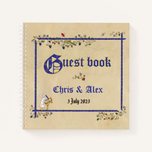 Animaux médiévaux Livre d'or mariage