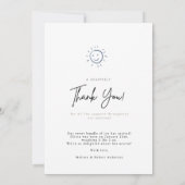 Animaux moderne Baby Faire-part de naissance Carte (Dos)