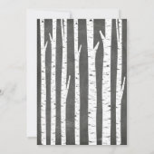 Animaux Noël Woodland Baby Shower Invitations (Dos)