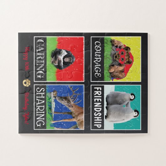 Animaux Pals Jigsaw Puzzle (Horizontal)