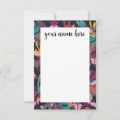 Animaux personnalisés Cartes pour notes (Devant)