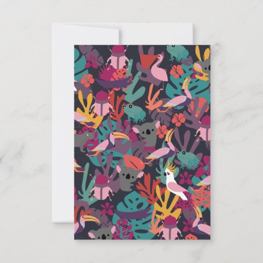 Animaux personnalisés Cartes pour notes (Dos)