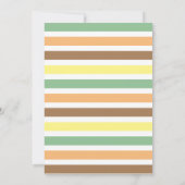 Animaux Safari Wild One Carte de remerciements (Dos)