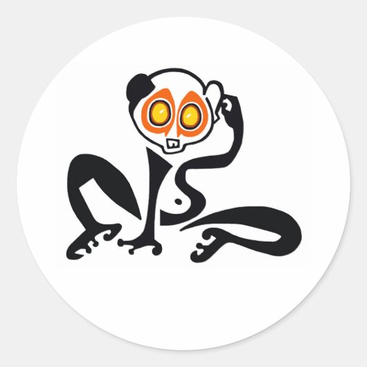 Animaux sauvages - Belle LORIS Lente - Sticker (Devant)