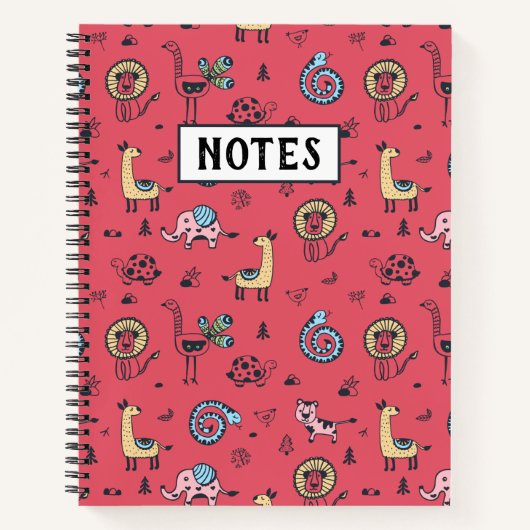 Animaux Sauvages Cahier Jungle (Devant)