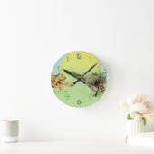 Animaux sauvages colorés Dessin de chasse, Horloge (Maison)