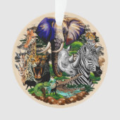 Animaux sauvages de la Savane africaine (devant)