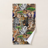 Animaux sauvages de la Savane africaine (Serviette à main)