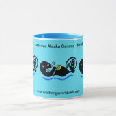 Animaux sauvages - Mer OTTER - - Nature - Mug Bleu (Centre)