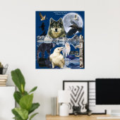 ANIMAUX SAUVAGES Montage Poster d'art (Bureau à domicile)