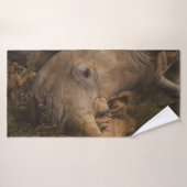 ANIMAUX SAUVAGES RHINO (Serviette de bain)