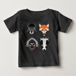 Animaux sauvages - T-shirt Baby Fine Jersey