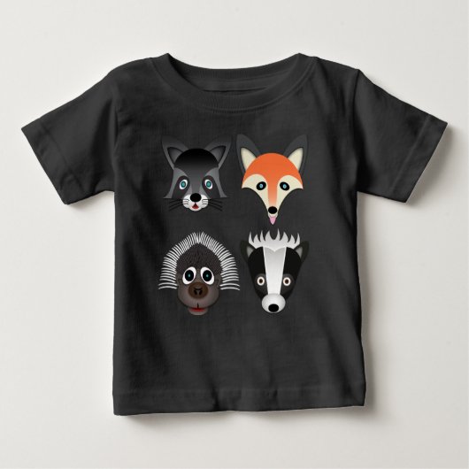 Animaux sauvages - T-shirt Baby Fine Jersey (Devant)