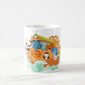 Animaux Sur Noahs Art Mug (Centre)