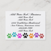 Animaux très importants VIP Carte de visite / Pass (Dos)