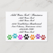 Animaux très importants VIP Carte de visite / Pass (Dos)