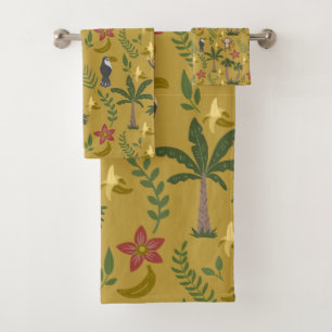 Animaux tropicaux singe motif sans soudure, macaw