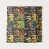 Animaux Vintages En Tapisserie (Devant (Horizontal))