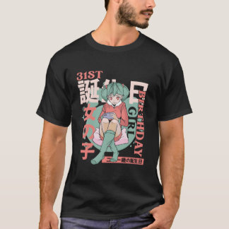 Anime 31 Verjaardag 31e Kawaii T-shirt