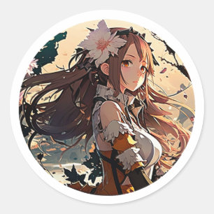 Anime Akira Art Stiker Ronde Sticker