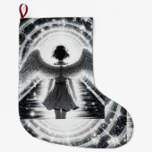 ANIME ANGEL STOCKING STYLEDBYTRREAL GROTE KERSTSOK (Voorkant)