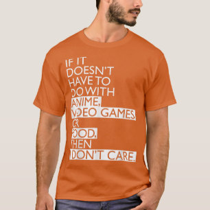Anime Anime Video Games of Food T-shirt