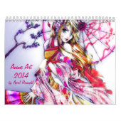 Anime art. 2014 kalender (Hoes)