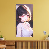 Anime Art. Canvas Afdruk (Insitu (Woonkamer))