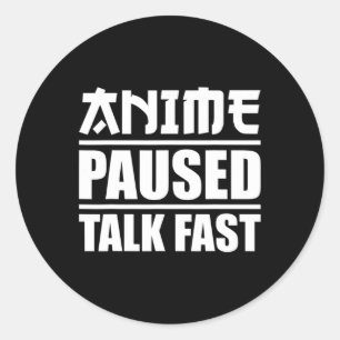 Anime Art For Men Women Teen Girls Anime Merch Ani Ronde Sticker