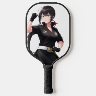Anime art pickleball paddle