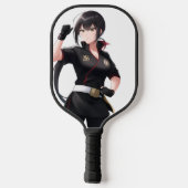Anime art pickleball pickleball paddle (Achterkant)