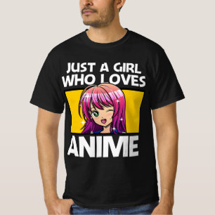 Anime Art voor vrouwen Teen Girls Anime Merch Girl T-shirt