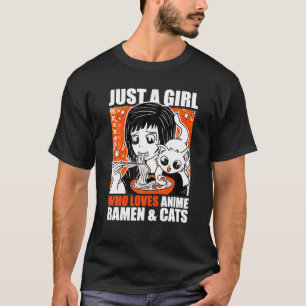 Anime Art voor vrouwen Teen Girls Japanse animme L T-shirt