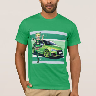 Anime Audi RS3 T-shirt