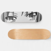 Anime Big Eyes Skateboard Deck (Horizontaal)