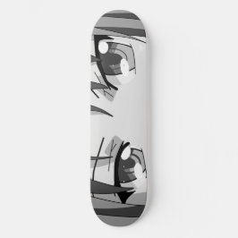 Anime Big Eyes Skateboard Deck