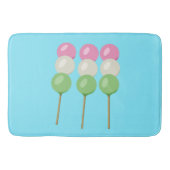 Anime Blue Pastel Dango Bath Mat (Voorkant)