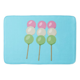 Anime Blue Pastel Dango Bath Mat